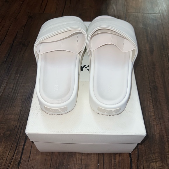 Yohji Yamamoto Y-3 x Adidas Platform Slides - Picture 4 of 10